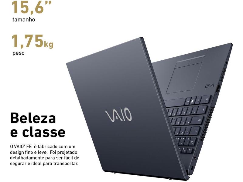 Notebook Vaio FE15 VJFE54F11X-B3621H Intel Core i7 - 16GB RAM 1TB